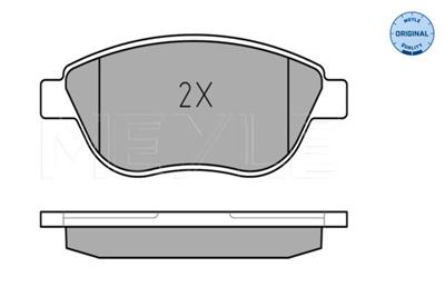MEYLE 025 237 0918/W Číslo výrobce: MBP0425. EAN: 4040074063842.