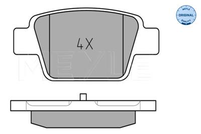 MEYLE 025 237 1415 Číslo výrobce: MBP0428. EAN: 4040074533031.