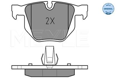 MEYLE 025 237 3217 Číslo výrobce: MBP0435. EAN: 4040074428627.