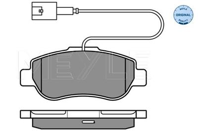 MEYLE 025 240 7217/W Číslo výrobce: MBP0515. EAN: 4040074063941.