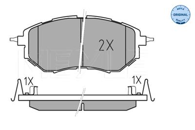 MEYLE 025 242 2218/w Číslo výrobce: MBP0542. EAN: 4040074073667.
