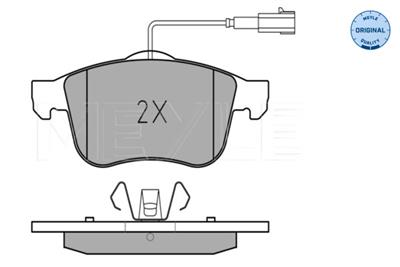 MEYLE 025 243 4019 Číslo výrobce: MBP1576. EAN: 4040074162767.