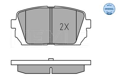 MEYLE 025 244 9116/W Číslo výrobce: MBP0608. EAN: 4040074073681.