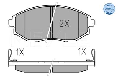 MEYLE 025 248 6417/W Číslo výrobce: MBP0671. EAN: 4040074073407.