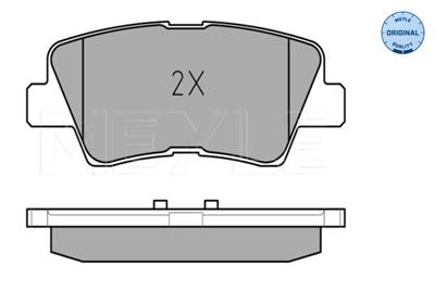 MEYLE 025 249 3415/W Číslo výrobce: MBP0681. EAN: 4040074073698.