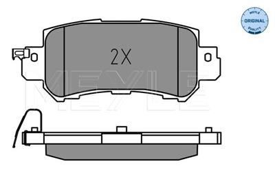 MEYLE 025 255 4014 Číslo výrobce: MBP1723. EAN: 4040074223789.