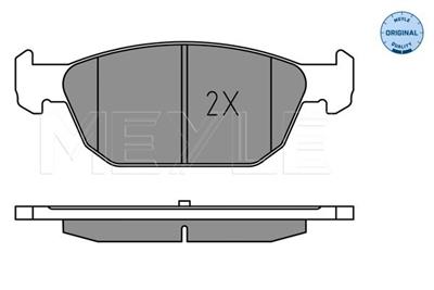 MEYLE 025 258 0417 Číslo výrobce: MBP1765. EAN: 4040074223628.