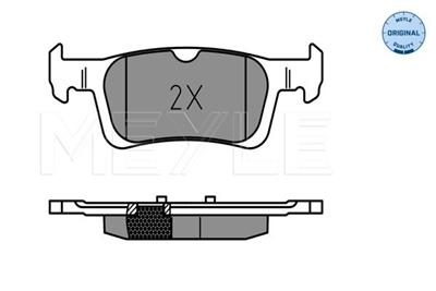 MEYLE 025 258 4116 Číslo výrobce: MBP1707. EAN: 4040074194621.