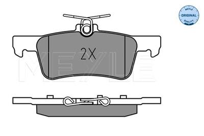 MEYLE 025 259 6816 Číslo výrobce: MBP1886. EAN: 4040074296530.
