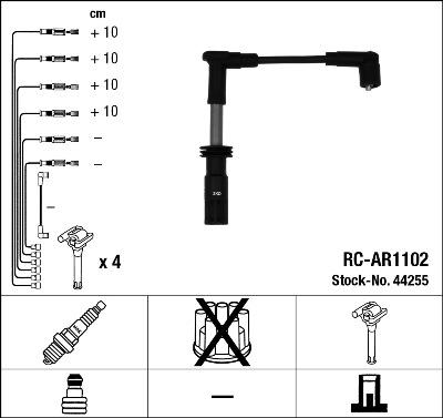NGK 44255 Číslo výrobce: RC-AR1102. EAN: 87295442555.