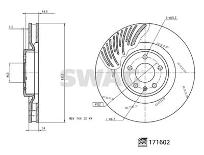 SWAG 33 10 0966 EAN: 4054228716027.