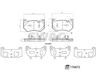 SWAG 33 10 7372 Číslo výrobce: D2282-9376. EAN: 4054228768729.