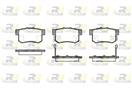 ROADHOUSE 2325.02 - Sada brzdových destiček, vždy 4 kusy v sadě