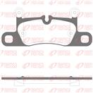 REMSA 1379.15 - Sada brzdových destiček, vždy 4 kusy v sadě