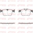 REMSA 1516.05 - Sada brzdových destiček, vždy 4 kusy v sadě