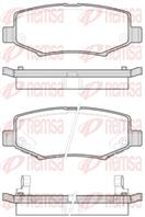 REMSA 1528.02 - Sada brzdových destiček, vždy 4 kusy v sadě