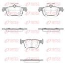 REMSA 1551.28 - Sada brzdových destiček, vždy 4 kusy v sadě