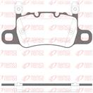 REMSA 1598.30 - Sada brzdových destiček, vždy 4 kusy v sadě