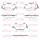 REMSA 1631.02 - Sada brzdových destiček, vždy 4 kusy v sadě