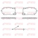 REMSA 1743.00 - Sada brzdových destiček, vždy 4 kusy v sadě