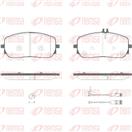 REMSA 1826.02 - Sada brzdových destiček, vždy 4 kusy v sadě