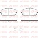 REMSA 1826.05 - Sada brzdových destiček, vždy 4 kusy v sadě