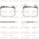 REMSA 1883.20 - Sada brzdových destiček, vždy 4 kusy v sadě