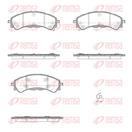 REMSA 1890.02 - Sada brzdových destiček, vždy 4 kusy v sadě