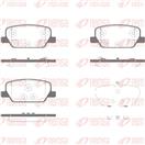 REMSA 1911.02 - Sada brzdových destiček, vždy 4 kusy v sadě