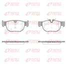 REMSA 1915.00 - Sada brzdových destiček, vždy 4 kusy v sadě