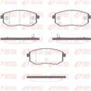 REMSA 1981.02 - Sada brzdových destiček, vždy 4 kusy v sadě