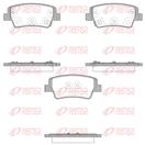 REMSA 1999.02 - Sada brzdových destiček, vždy 4 kusy v sadě