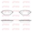 REMSA X2004.00 - Sada brzdových destiček, vždy 4 kusy v sadě