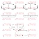 REMSA X2016.04 - Sada brzdových destiček, vždy 4 kusy v sadě