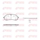 REMSA X2024.01 - Sada brzdových destiček, vždy 4 kusy v sadě