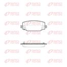 REMSA X2034.04 - Sada brzdových destiček, vždy 4 kusy v sadě