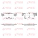 REMSA X2036.00 - Sada brzdových destiček, vždy 4 kusy v sadě