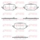 REMSA X2045.02 - Sada brzdových destiček, vždy 4 kusy v sadě