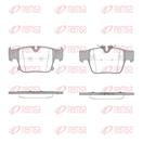 REMSA X2047.00 - Sada brzdových destiček, vždy 4 kusy v sadě