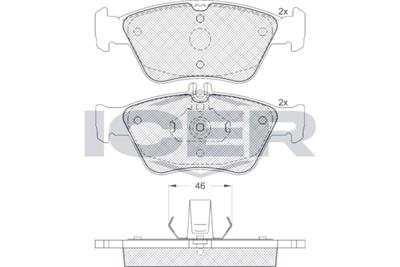 ICER 181115 Číslo výrobce: 21664. EAN: 8424073018045.