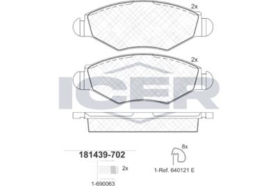 ICER 181439-702 Číslo výrobce: 23597. EAN: 8424073082923.