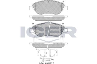 ICER 181445-208 Číslo výrobce: 22476. EAN: 8424073163769.