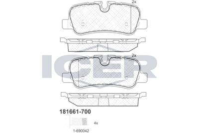 ICER 181661-700 Číslo výrobce: 24192. EAN: 8424073091086.