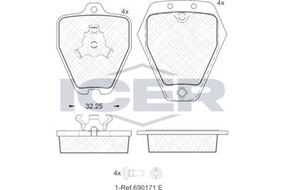 ICER 181692 Číslo výrobce: 21452. EAN: 8424073092847.