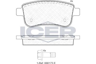 ICER 181904 Číslo výrobce: 22104. EAN: 8424073098238.