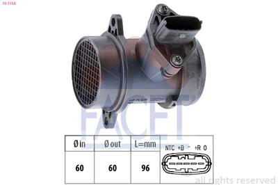 FACET 10.1158 Číslo výrobce: KW 491 158. EAN: 8012510020661.