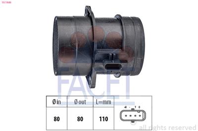 FACET 10.1446 Číslo výrobce: KW 491 446. EAN: 8012510034460.