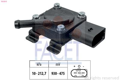 FACET 10.3312 Číslo výrobce: KW 493 312. EAN: 8012510048818.