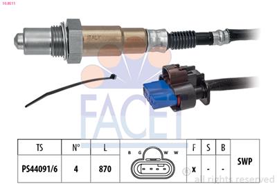 FACET 10.8511 Číslo výrobce: EPS 1.998.511. EAN: 8012510068922.