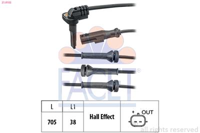 FACET 21.0102 Číslo výrobce: EPS 1.960.102. EAN: 8012510053928.